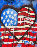 Heart of Freedom 8" x 10" Paint Kit