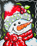 Joyful Snowman 8" X 10" Paint Kit